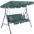Leagan Balansoar Sersimo Luna cu Pernite pentru Terasa sau Gradina, 3 locuri, 220kg, verde Household NewTrend