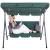 Leagan Balansoar Sersimo Luna cu Pernite pentru Terasa sau Gradina, 3 locuri, 220kg, verde Household NewTrend