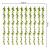 Ghirlanda luminoasa tip perdea de frunze artificiale, 285x105cm, 200 LED-uri, alb cald Household NewTrend