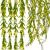 Ghirlanda luminoasa tip perdea de frunze artificiale, 285x105cm, 200 LED-uri, alb cald Household NewTrend