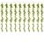 Ghirlanda luminoasa tip perdea de frunze artificiale, 285x105cm, 200 LED-uri, alb cald Household NewTrend