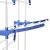 Uscator vertical pentru rufe, mobil si pliabil, cu doua umerase, 75x57x170cm, sarcina 15kg Household NewTrend