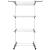 Uscator vertical pentru rufe, mobil si pliabil, cu doua umerase, 75x57x170cm, sarcina 20kg Household NewTrend
