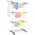 Uscator vertical pentru rufe, mobil si pliabil, cu doua umerase, 75x57x170cm, sarcina 20kg Household NewTrend