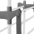 Uscator vertical pentru rufe, mobil si pliabil, cu doua umerase, 75x57x170cm, sarcina 20kg Household NewTrend