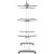 Uscator vertical pentru rufe, mobil si pliabil, cu doua umerase, 75x57x170cm, sarcina 20kg Household NewTrend