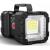 Lanterna multifunctionala, reincarcabila, power bank, 800lm, 7 moduri de luminare la 2 capete, negru Household NewTrend