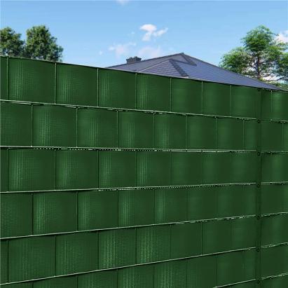 Panou de gard pentru intimitate in gradina, PVC, 35 x 0.19 m, verde Household NewTrend