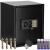 Seif electronic standard cu cifru si cheie, 415x350x310 mm, negru Household NewTrend