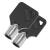 Seif electronic standard cu cifru si cheie, 415x350x310 mm, negru Household NewTrend