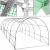 Sera de gradina, tip tunel cu cadru metalic, 300x600cm, 13 ferestre, verde, 18 mp Household NewTrend