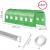 Sera de gradina, tip tunel cu cadru metalic, 300x600cm, 13 ferestre, verde, 18 mp Household NewTrend