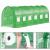 Sera de gradina, tip tunel cu cadru metalic, 300x600cm, 13 ferestre, verde, 18 mp Household NewTrend