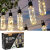 Ghirlanda luminoasa, LED, model Lux, 10 becuri, 380cm, incarcare solara, lumina alb cald Household NewTrend