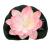 Lampa solara LED de gradina, plutitoare pe apa, floare de nufar roz, 18x18x6cm Household NewTrend