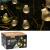 Ghirlanda luminoasa, LED, model Stripes, 20 becuri, 580cm, incarcare solara, lumina alb cald Household NewTrend