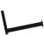 Suport hartie igienica din otel cu sertar depozitare, sistem montare inclus, 22cm, negru bej Household NewTrend