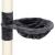 Ansamblu de joaca pentru pisici, tip stalp de catarat pana la tavan, inaltime reglabila, 240 - 265 cm, gri inchis Household NewTrend