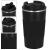 Cana termos calatorie, perete din inox dublu izolat, 500ml, 9x16.5cm, negru Household NewTrend