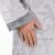 Halat de baie pentru barbati pana la genunchi, gluga mare, marimea M/L, gri Household NewTrend