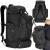 Rucsac drumetie de capacitate mare, 60L, compartimentat, hamuri reglabile, negru Household NewTrend