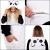 Pijama tip salopeta pentru adulti, model Panda, marime L Household NewTrend