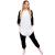 Pijama tip salopeta pentru adulti, model Panda, marime L Household NewTrend