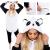 Pijama tip salopeta pentru adulti, model Panda, marime M Household NewTrend