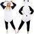 Pijama tip salopeta pentru adulti, model Panda, marime M Household NewTrend