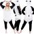 Pijama tip salopeta pentru adulti, model Panda, marime M Household NewTrend