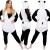 Pijama tip salopeta pentru adulti, model Panda, marime M Household NewTrend