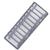 Set 3 organizatoare sertar pliabile pentru sosete/lenjerie, gri Household NewTrend
