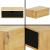 Suport hartie igienica din otel cu sertar depozitare, sistem montare inclus, 22cm, negru bej Household NewTrend