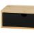 Suport hartie igienica din otel cu sertar depozitare, sistem montare inclus, 22cm, negru bej Household NewTrend