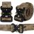 Curea centura Tactical Combat pentru barbati 3.7x125cm, rezistent, verde deschis camuflaj Household NewTrend