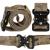 Curea centura Tactical Combat pentru barbati 3.7x125cm, rezistent, verde deschis camuflaj Household NewTrend