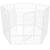 Tarc pentru animale de companie, din fier, forma configurabila, cu usa de acces, 4XL, 184x100x93cm, alb Household NewTrend