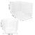 Tarc pentru animale de companie, din fier, forma configurabila, cu usa de acces, 4XL, 184x100x93cm, alb Household NewTrend