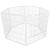 Tarc pentru animale de companie, din fier, forma configurabila, cu usa de acces, 4XL, 184x100x93cm, alb Household NewTrend