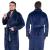 Halat de baie pentru barbati pana la genunchi, marimea XXL, albastru marin Household NewTrend