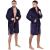 Halat de baie pentru barbati pana la genunchi, marimea M/L, mov Household NewTrend