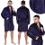 Halat de baie pentru barbati pana la genunchi, marimea M/L, mov Household NewTrend