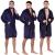 Halat de baie pentru barbati pana la genunchi, marimea M/L, mov Household NewTrend