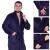 Halat de baie pentru barbati pana la genunchi, marimea M/L, mov Household NewTrend