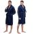 Halat de baie pentru barbati pana la genunchi, marimea L/XL, albastru marin Household NewTrend