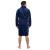 Halat de baie pentru barbati pana la genunchi, marimea L/XL, albastru marin Household NewTrend