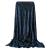 Patura pufoasa pentru 2 persoane, 2 fete, model in relief, 200x220cm, albastru marin Household NewTrend