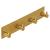 Cuier de baie pentru prosoape, montare fara gaurire, otel, 4 agatatori, 24x4.5cm, auriu Household NewTrend