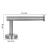 Suport hartie igienica din otel, sistem montare inclus, 16cm, argintiu lucios Household NewTrend
