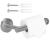 Suport hartie igienica din otel, sistem montare inclus, 16cm, argintiu lucios Household NewTrend